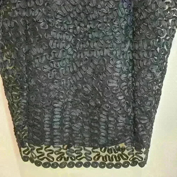 Black Lace Overlay Women's Sleeveless Top Plus Size 3X Two pieces NWT - Picture 7 of 11